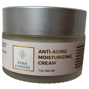Derm Lumiere Anti Aging Moisturizing Cream Rosemary & Balm Mint Extract 1oz